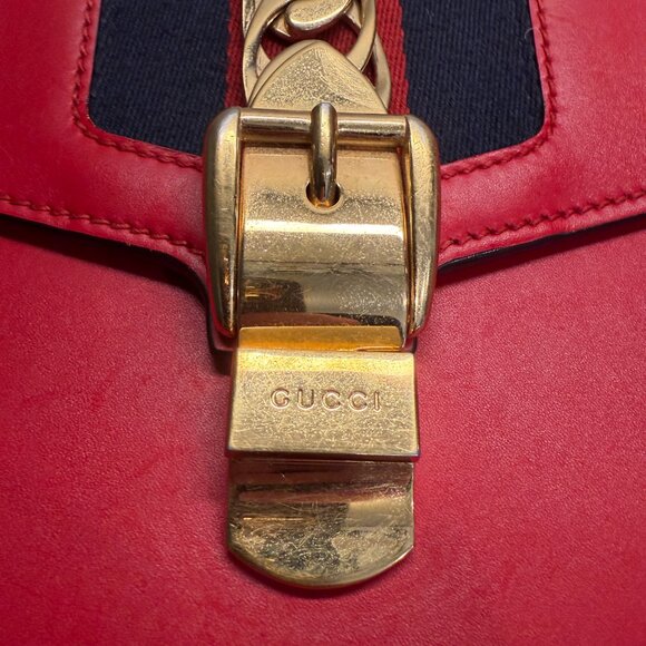 Gucci Sylvie Line Medium Shoulder Bag - Picture 2 of 8